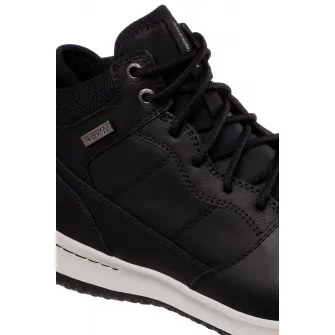 Skechers, Ghete de piele ecologica Delson Selecto, Negru, 45.5