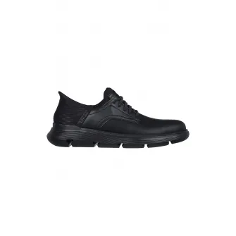 Skechers, Pantofi casual cu logo discret Garza-Gervin, Negru, 40