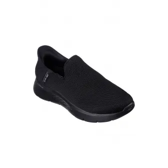 Skechers, Pantofi slip-on Go Walk Flex, Negru, 42.5