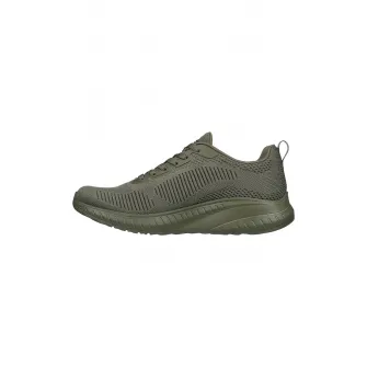 Skechers, Pantofi sport Bobs Squad Chaos, Verde padure, 39