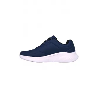 Skechers, Pantofi sport cu logo, Bleumarin, 40
