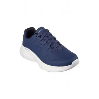 Skechers, Pantofi sport cu logo, Bleumarin, 40