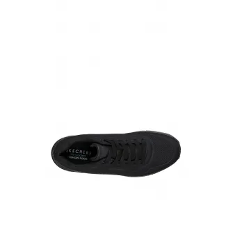 Skechers, Pantofi sport de piele ecologica UNO Stand on Air, Negru, 43