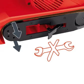 Slefuitor cu banda Einhell TC-BS 8038, 800W, 380 RPM, 76x533 mm