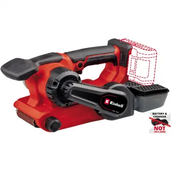 Slefuitor cu banda pe acumulator Einhell Power X-Change TP-BS 18/457 Li BL- Solo, 18 V, suprafata de slefuire 126 x75 mm, dimensiune hartie 457 x 75 mm, fara acumulator/incarcator