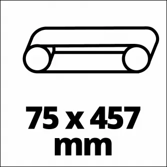 Slefuitor cu banda pe acumulator Einhell Power X-Change TP-BS 18/457 Li BL- Solo, 18 V, suprafata de slefuire 126 x75 mm, dimensiune hartie 457 x 75 mm, fara acumulator/incarcator