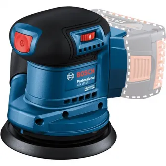 Slefuitor excentric pe acumulator Bosch Professional GEX 185-LI, 18 V, 125 mm diametru disc, 10.000 roatii/min