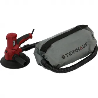 Slefuitor pentru pereti Steinhaus PRO-DS710+, 710W, 180mm, sac aspirator, accesorii