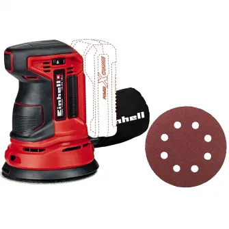 Slefuitor rotativ fara fir Einhell Power X-Change TE-RS 18 Li Solo, 18 V, 125 mm diametru, 11000 rpm