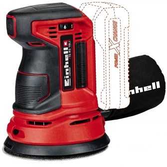 Slefuitor rotativ fara fir Einhell Power X-Change TE-RS 18 Li Solo, 18 V, 125 mm diametru, 11000 rpm