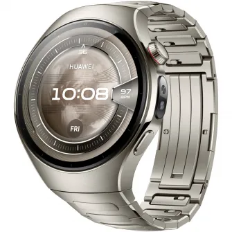 Smartwatch HUAWEI Watch 5, 46mm, Aerospace-Grade Titanium Case with Titanium Strap