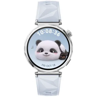 Smartwatch Huawei Watch GT 5, 41MM, Tarnish Stainless Steel Case, Blue Fluoroelastomer Strap