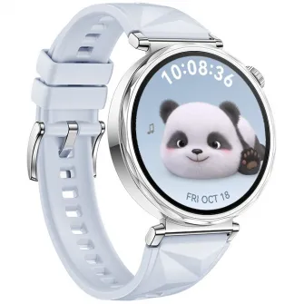 Smartwatch Huawei Watch GT 5, 41MM, Tarnish Stainless Steel Case, Blue Fluoroelastomer Strap