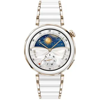 Smartwatch Huawei Watch GT 5 Pro, 42MM, Auriu, Alb