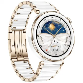 Smartwatch Huawei Watch GT 5 Pro, 42MM, Auriu, Alb