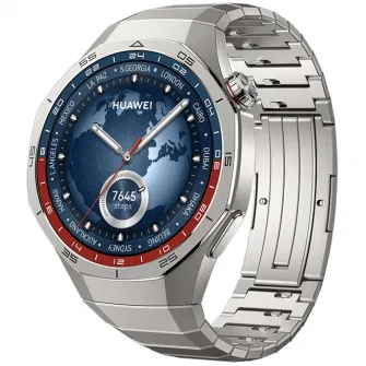 Smartwatch Huawei Watch GT 5 Pro, 46MM, Titanium Case, Titanium Strap