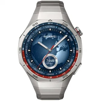 Smartwatch Huawei Watch GT 5 Pro, 46MM, Titanium Case, Titanium Strap