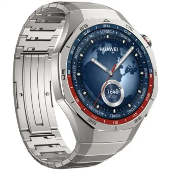 Smartwatch Huawei Watch GT 5 Pro, 46MM, Titanium Case, Titanium Strap