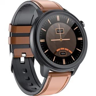 Smartwatch Maxcom FW46 Xenon, bratara TPU, Negru