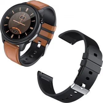 Smartwatch Maxcom FW46 Xenon, bratara TPU, Negru