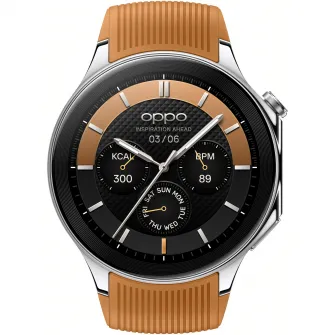 Smartwatch OPPO Watch X, compatible with Android, Mars Brown
