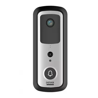 Sonerie video inteligenta Denver SHV-120, Wireless, Negru/argintiu