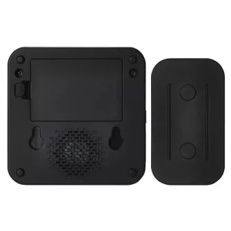Sonerie wireless Emos DC P5728, semnalizare luminoasa, 52 tonuri, volum reglabil, 90 dB, 180 m, Negru