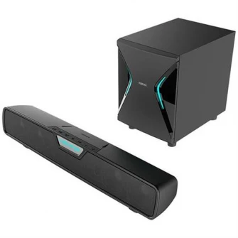 Soundbar PC cu subwoofer Edifier G7000, 86W, bluetooth, iluminare RGB, Negru