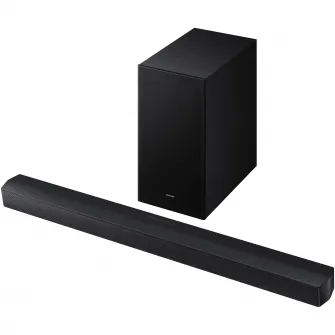 Soundbar Samsung HW-B650F, 3.1, 370W, Bluetooth, Wi-Fi, Subwoofer wireless, Dolby Audio, HDMI eARC, Negru