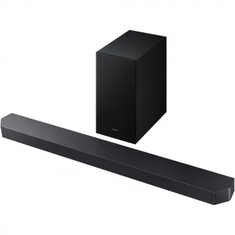 Soundbar Samsung HW-Q600F, 3.1.2, Bluetooth, Wi-Fi, Subwoofer wireless, Dolby Atmos, HDMI eARC, Negru Titan