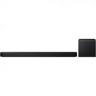 Soundbar Samsung HW-Q800F, 5.1.2, Bluetooth, Wi-Fi, Subwoofer wireless, Wireless Dolby Atmos, HDMI eARC, Negru
