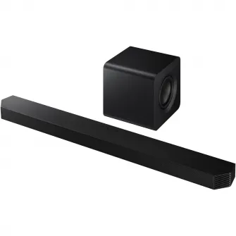 Soundbar Samsung HW-Q800F, 5.1.2, Bluetooth, Wi-Fi, Subwoofer wireless, Wireless Dolby Atmos, HDMI eARC, Negru