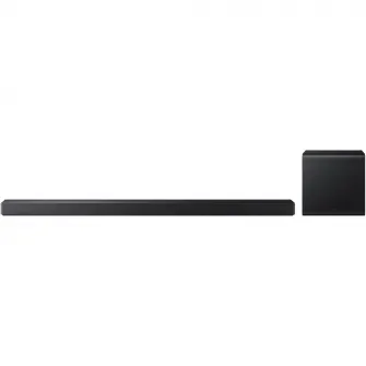 Soundbar Samsung HW-QS700F, 3.1.2, Bluetooth, Wi-Fi, Subwoofer wireless, Wireless Dolby Atmos, HDMI eARC, Negru Titan