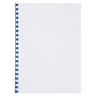 Spira legare documente GBC, plastic, A4, 21 inele, 10 mm, 65 coli, 100 buc/set, albastru
