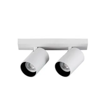 Spod LED RGB inteligent dublu Yeelight Smart Spotlight, Wi-Fi, 2xGU10, 700 lm, dimabil, lumina alba si colorata (2700-6500K), control vocal, Alb