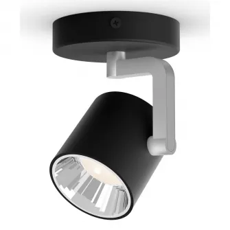 Spot LED luminos Philips Byrl, 4.3W, 400 lm, intensitate reglabila, temperatura lumina (2200-2700K), Metal, Negru
