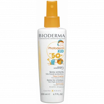 Spray cu protectie solara Bioderma Photoderm Kid SPF 50+ pentru copii, 200 ml
