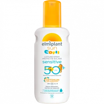 Spray cu protectie solara Elmiplant Sun Kids Sensitive SPF 50, pentru copii, 200 ml