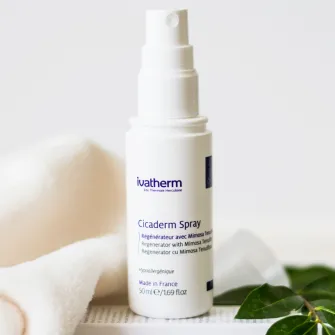 Spray reparator Cicadrem, Ivatherm, pentru rani si leziuni umede, cu efect calmant si cicatrizant, 50 ml