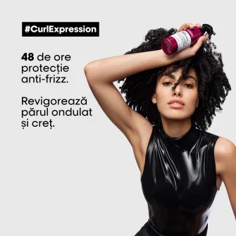 Spray revigorant profesional LOréal Professionnel Serie Expert Curl Expression, pentru toate tipurile de par ondulat si cret, 190 ml