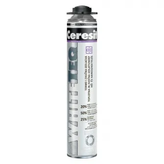 Spuma poliuretanica Ceresit WhiteteQ TS GUN, 750ml, Alb