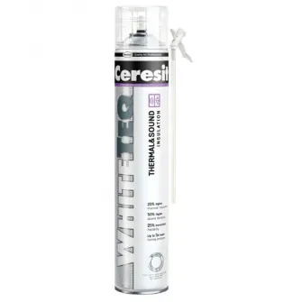 Spuma poliuretanica montaj Ceresit White Teq Premium, 750 ml
