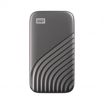 SSD Extern WD My Passport™ 500GB, USB 3.2 Gen2 Type-C/A, NVMe, Space Gray