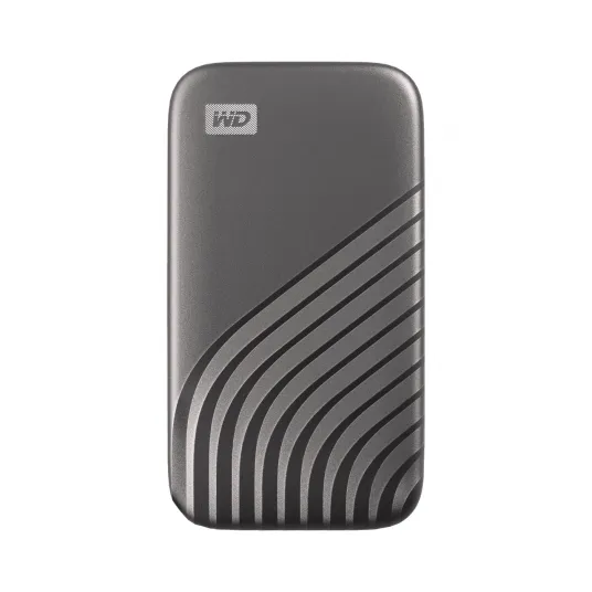 SSD Extern WD My Passport™ 500GB, USB 3.2 Gen2 Type-C/A, NVMe, Space Gray