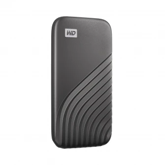 SSD Extern WD My Passport™ 500GB, USB 3.2 Gen2 Type-C/A, NVMe, Space Gray