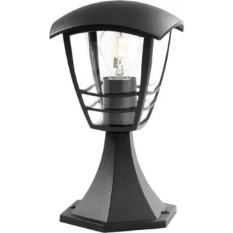 Stalp iluminat exterior Philips myGarden, E27, 60W, IP44, 30 cm, Negru