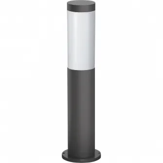 Stalp iluminat exterior Philips Utrecht, E27, 1x20W, IP44, 45cm, Antracit