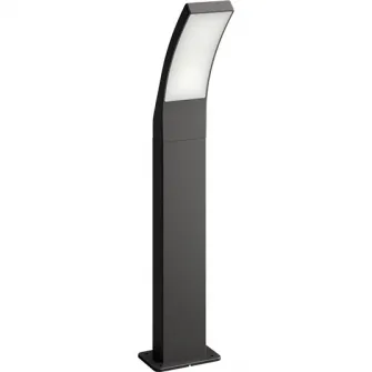 Stalp LED iluminat exterior Philips Splay, 12W, 1100 lm, temperatura lumina (2700K), IP44, 60cm, Antracit