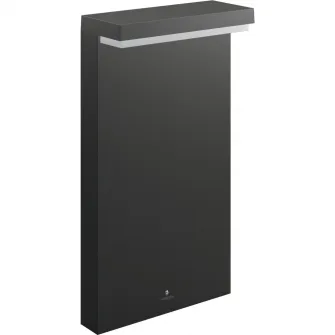 Stalp mic de gradina Philips Bustan, LED integrat 2x4.5W, IP44, Gri inchis, clasa energetica F