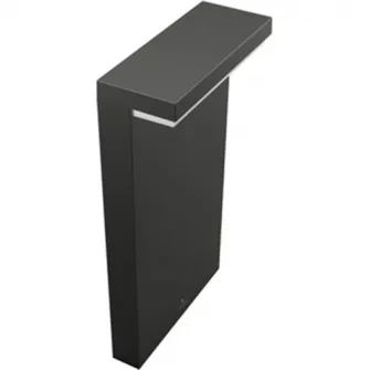 Stalp mic de gradina Philips Bustan, LED integrat 2x4.5W, IP44, Gri inchis, clasa energetica F